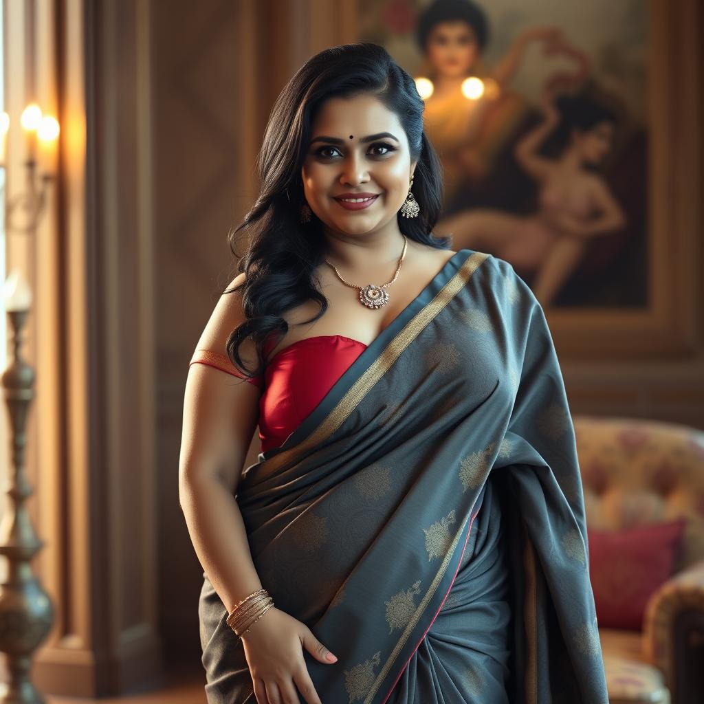 Sizzling Indian Aunty: Embodiment of Elegance & Seduction