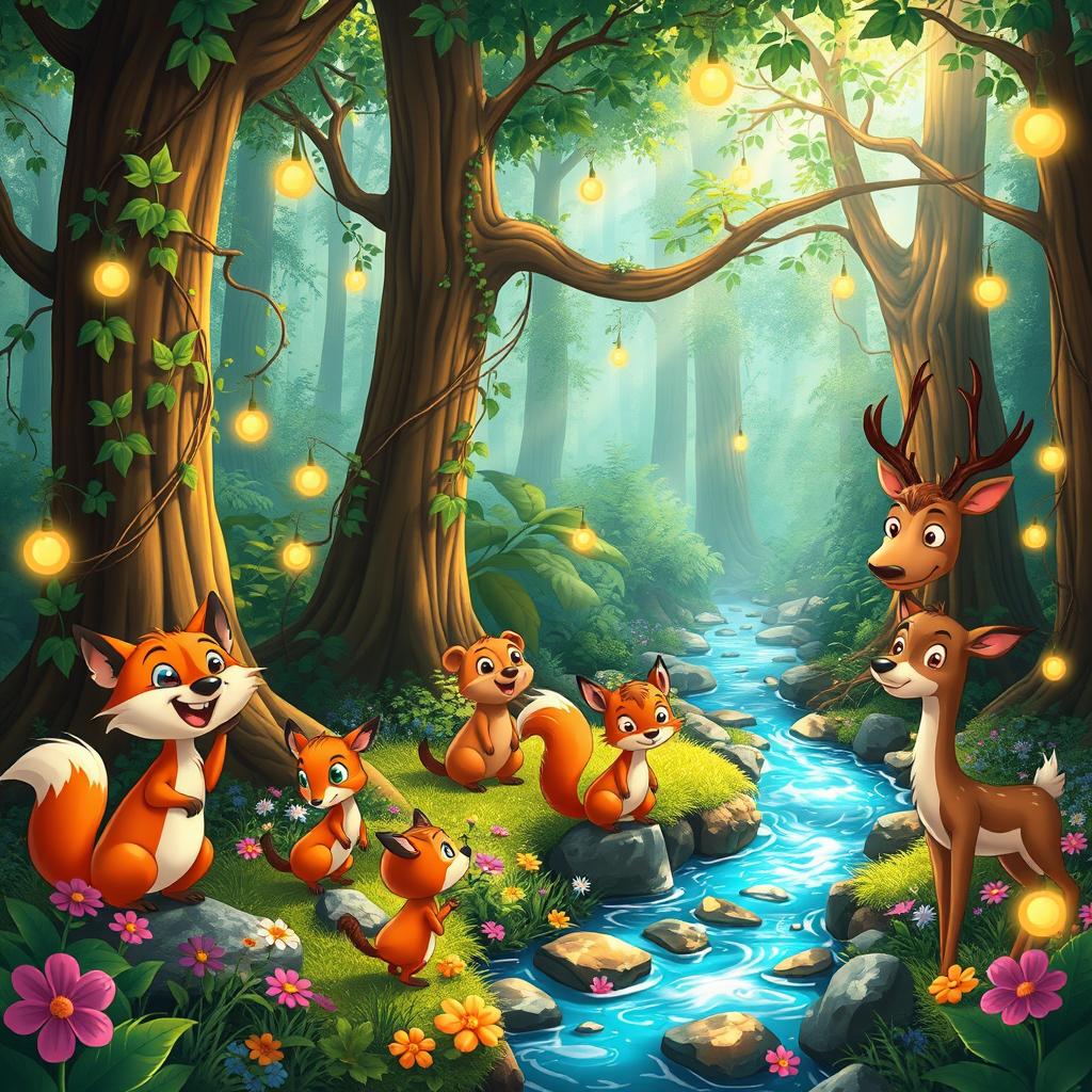 Whimsical Forest Oasis