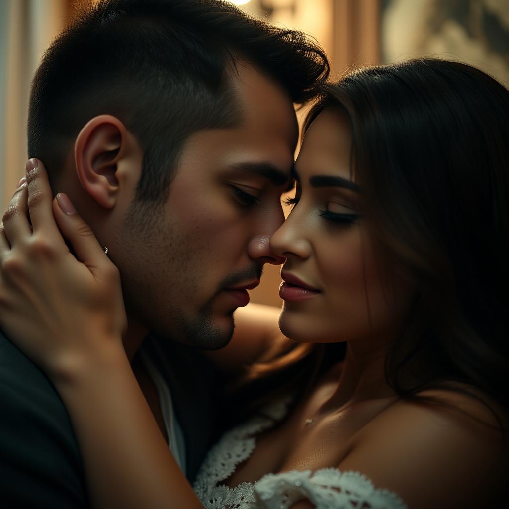 Capturing the Beauty of Intimacy: A Blissful Moment