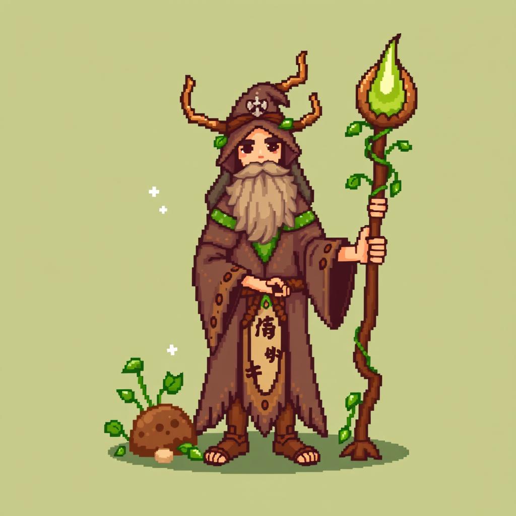 Whimsical Druid Character