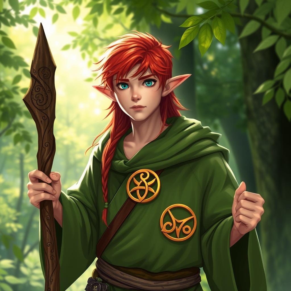 Enchanted: Half-Elf Druid