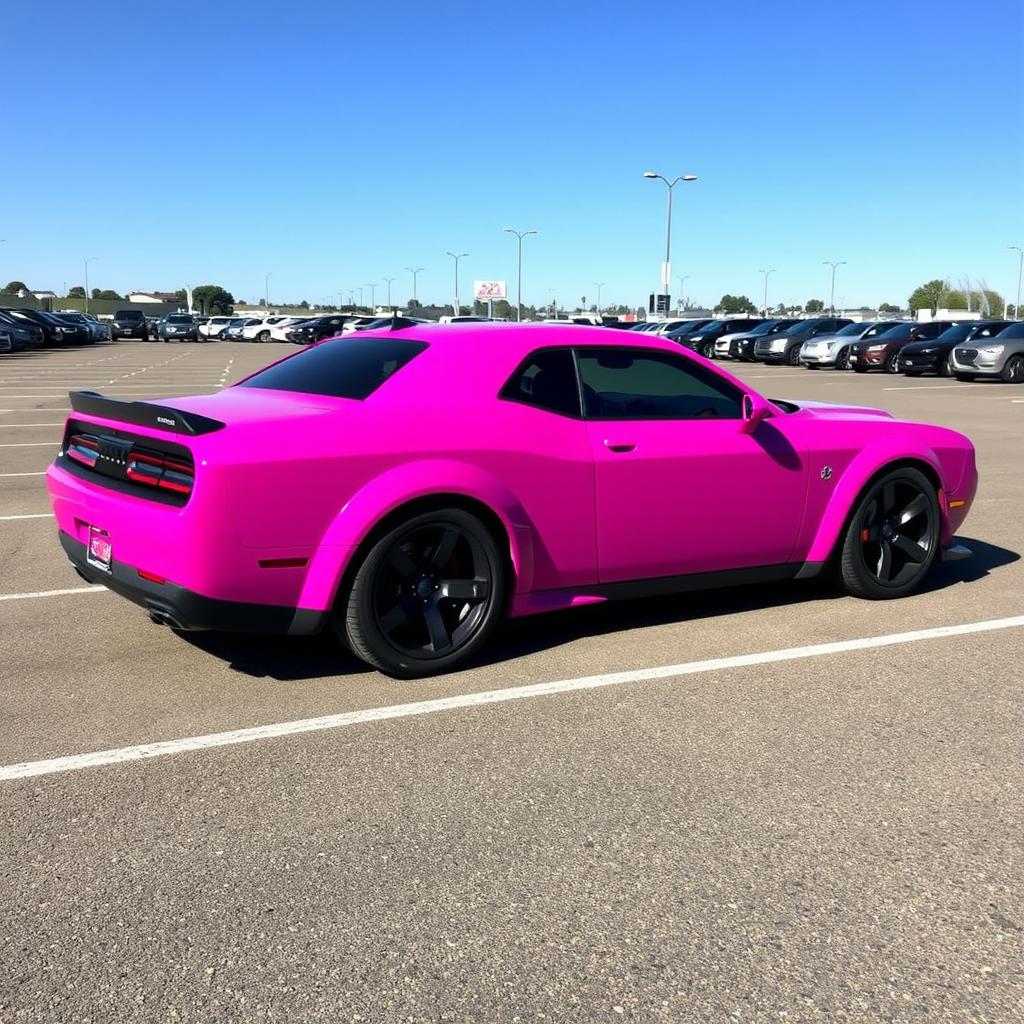 Pink Power: Cancer Zodiac Dodge Hellcat