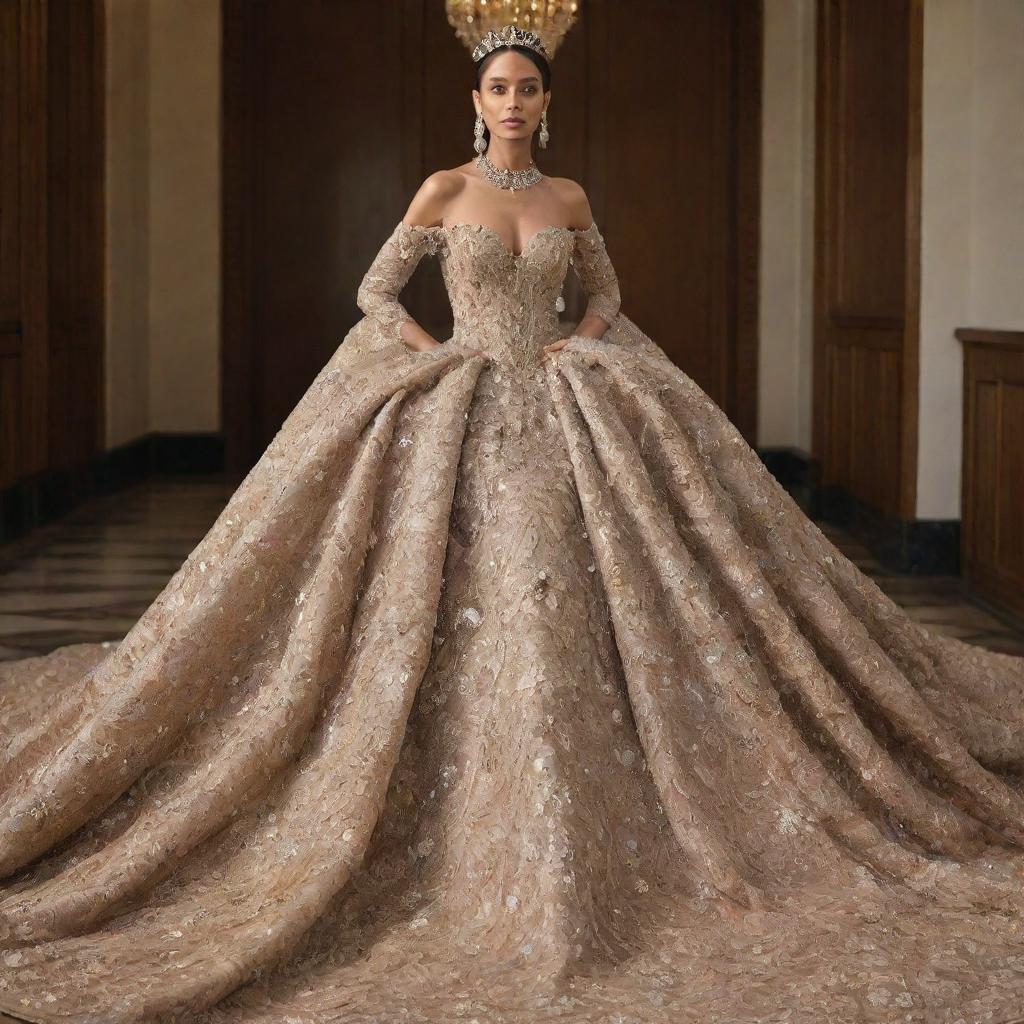 Ethereal Opulence: Luxury Gala Dress