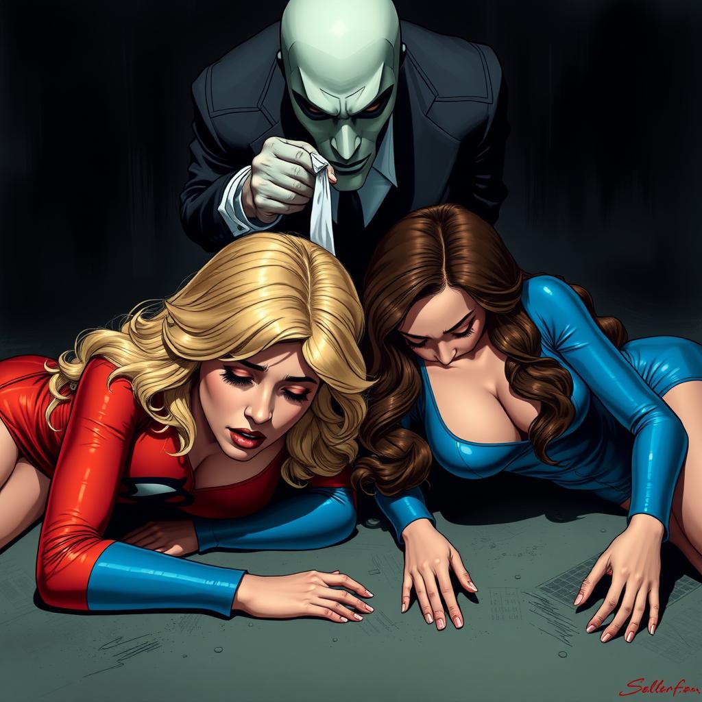 Sleepy Superheroines: A Tense Scenario