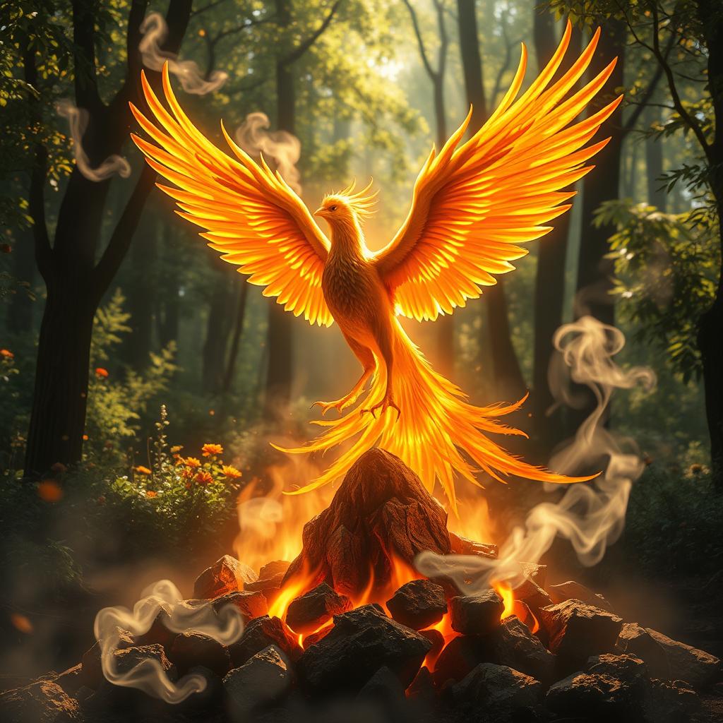 Phoenix Rebirth: A Symbol of Eternal Cycle