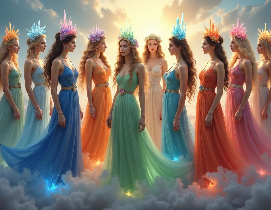 The Twelve Goddesses of the Year: A Magical Realm