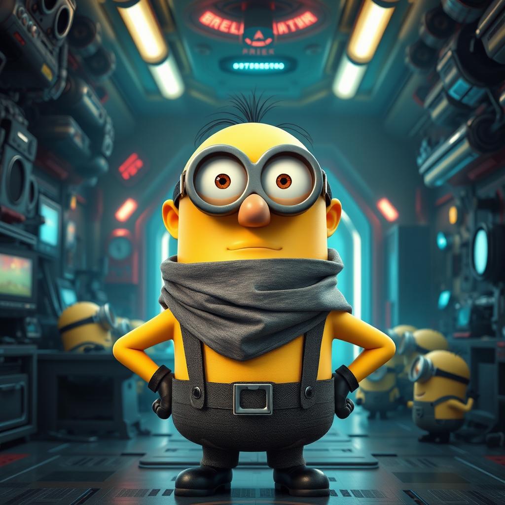 Despicable Mes Gru in his Iconic Pose