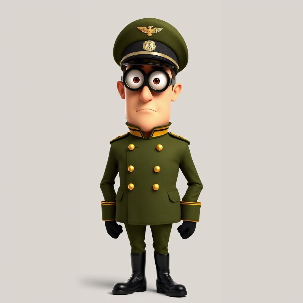 Gru Goes Glam: Despicable Mes Anti-Hero in Italian Military Finery