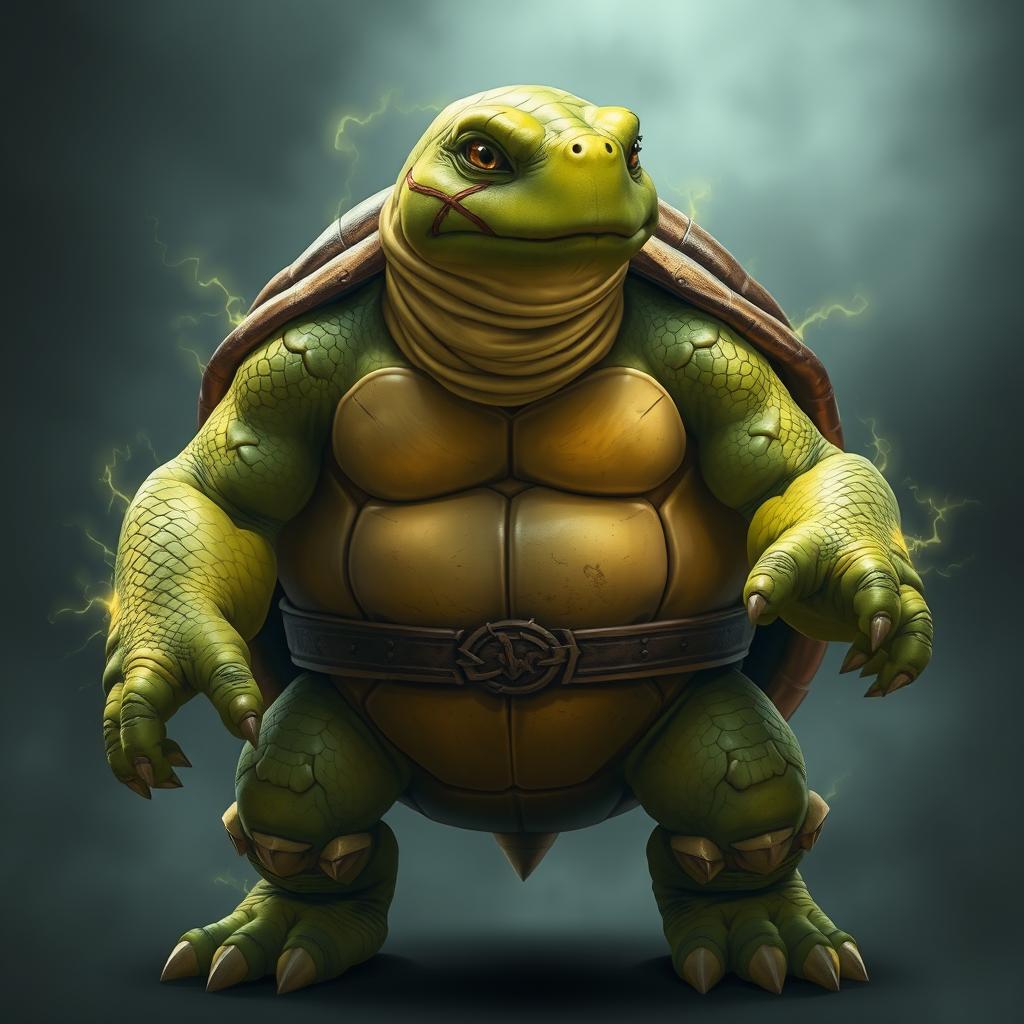 Explore the Quirky Charm of this Humanoid Turtle