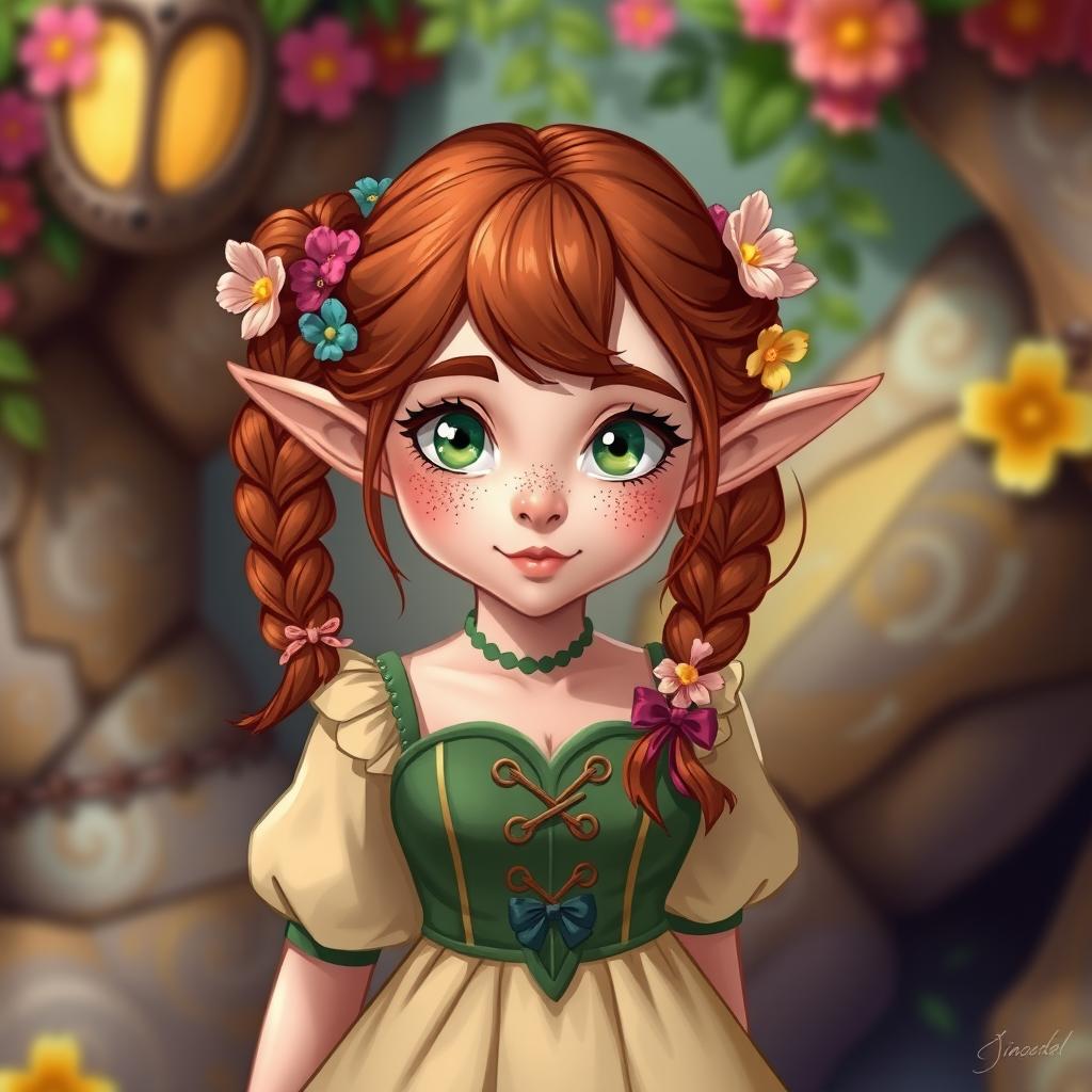 Meet the Free-Spirited Halfling Woman