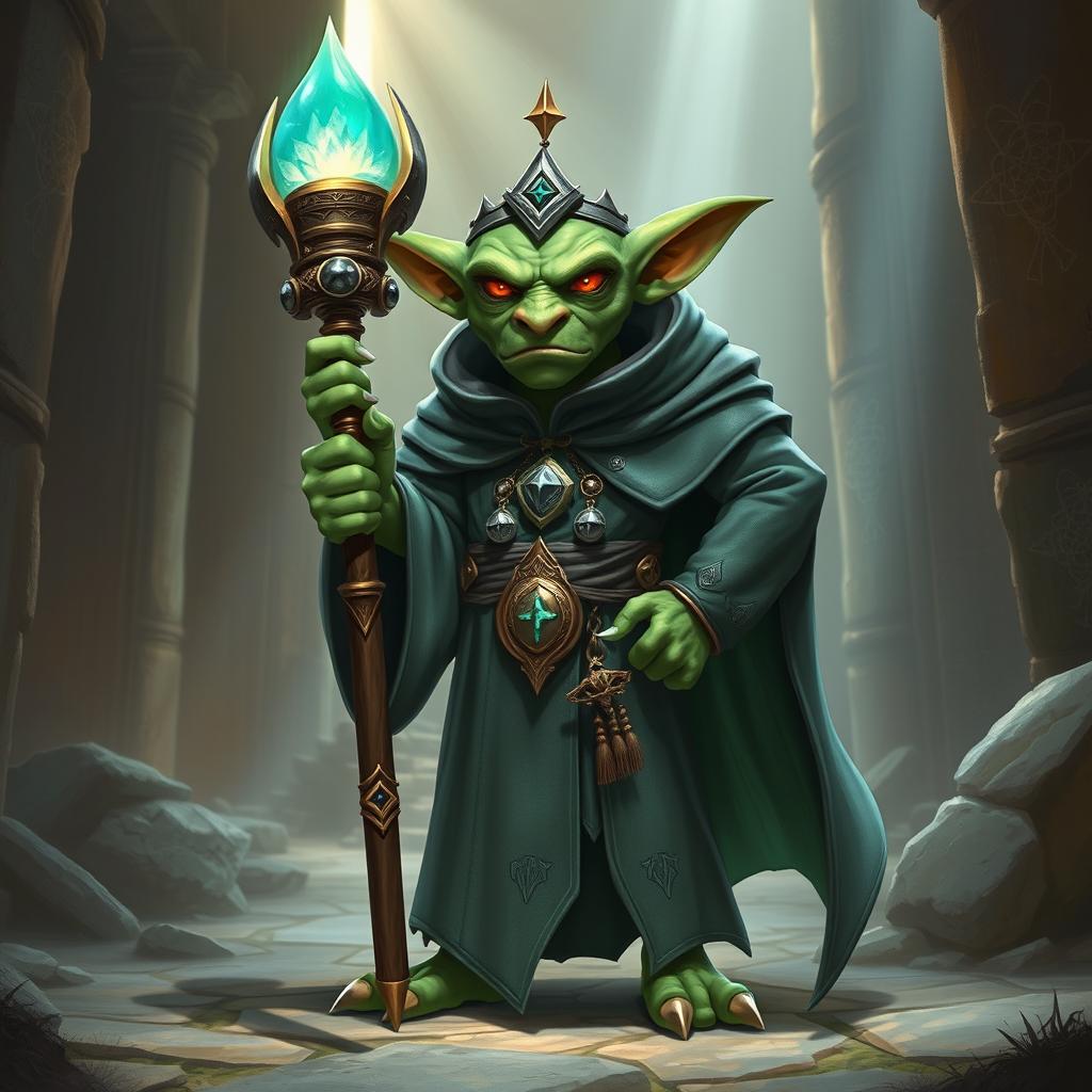 Goblin Cleric: Guardian of Ancient Ruins