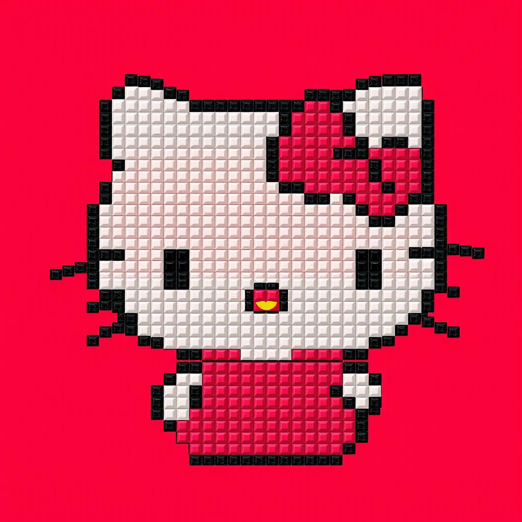 Hello Kitty Pixel Art Map - A Detailed Guide