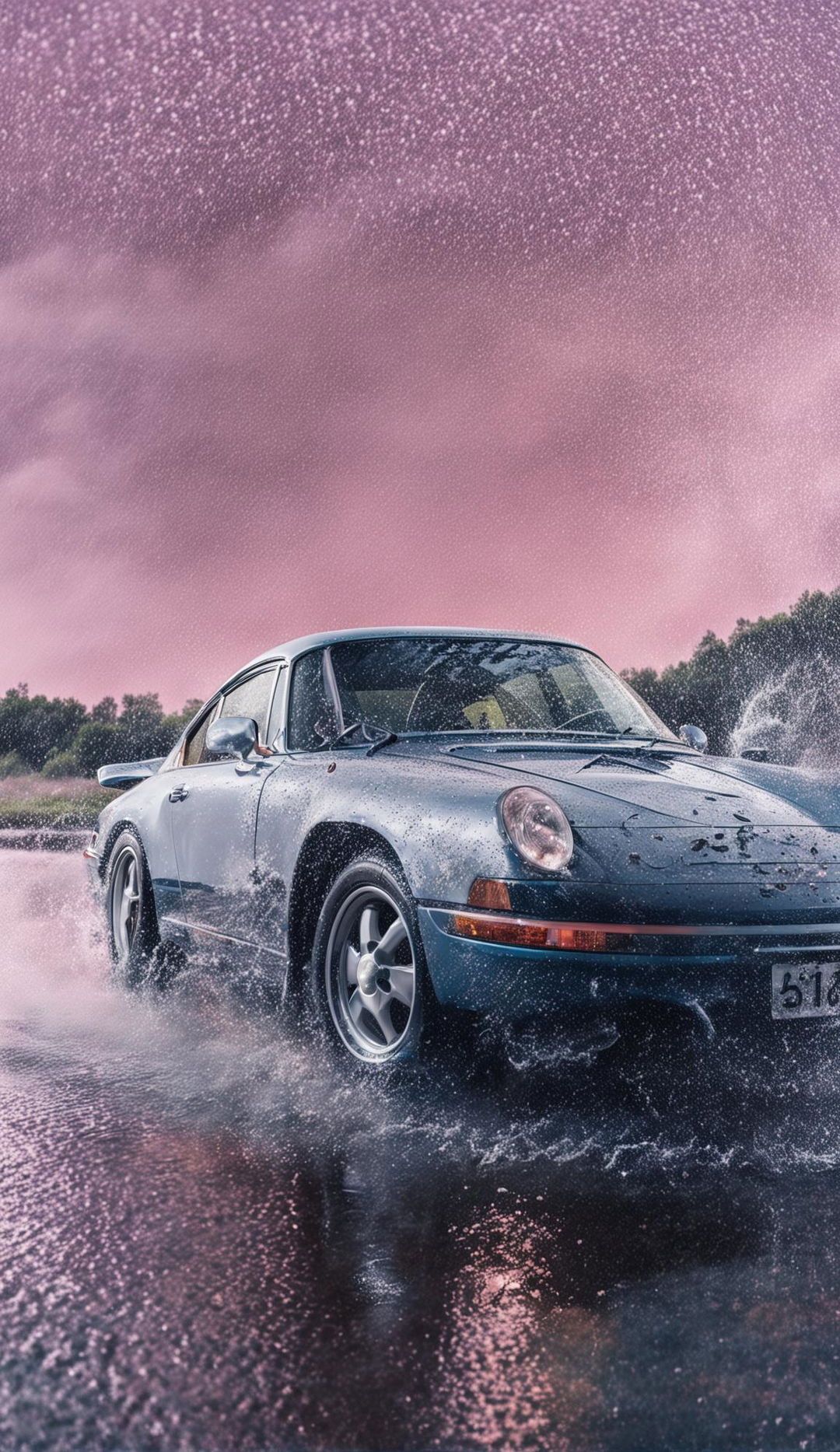 Escape the Rain with the Porsche 911