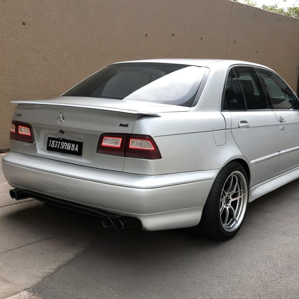 Sleek Silver Sedan: A Modern Classic
