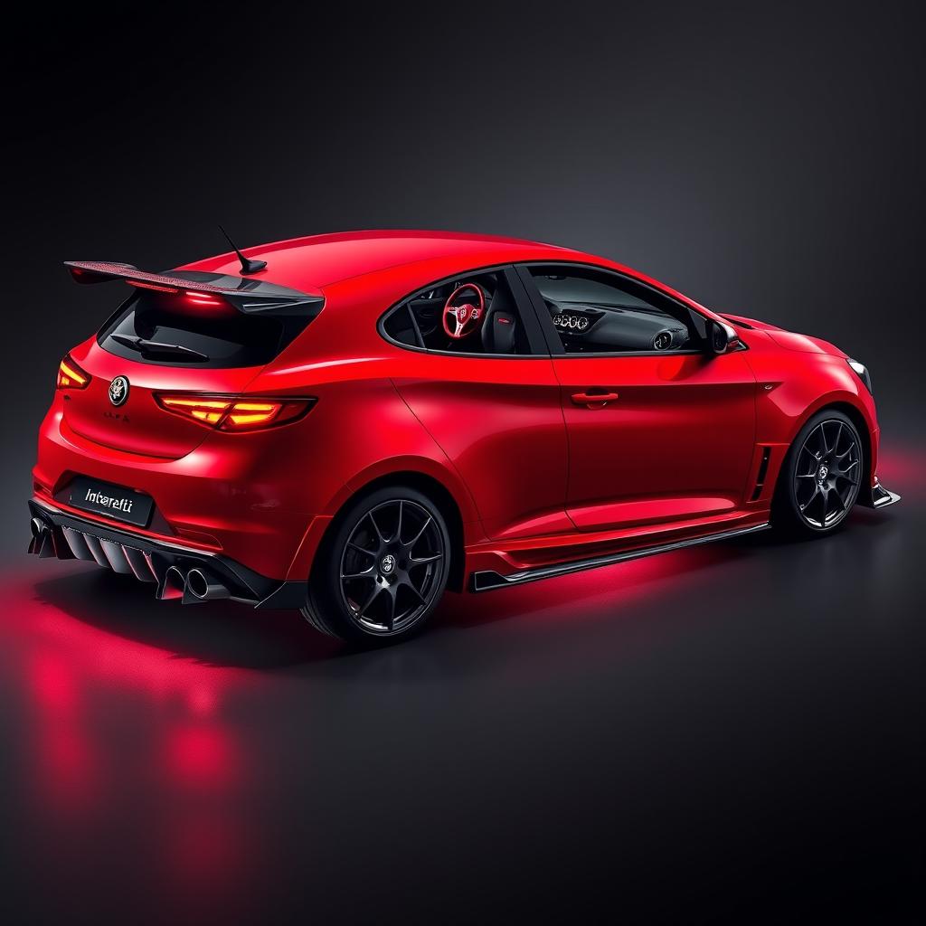 Unleash Style: 2019 Red Alfa Romeo Giulietta