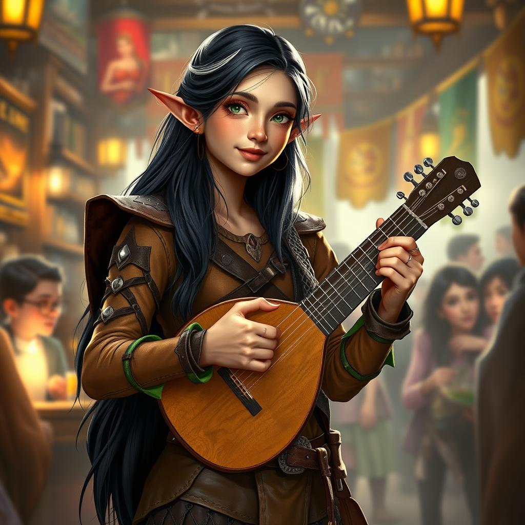 Meet the Enigmatic Half-Elf Bard