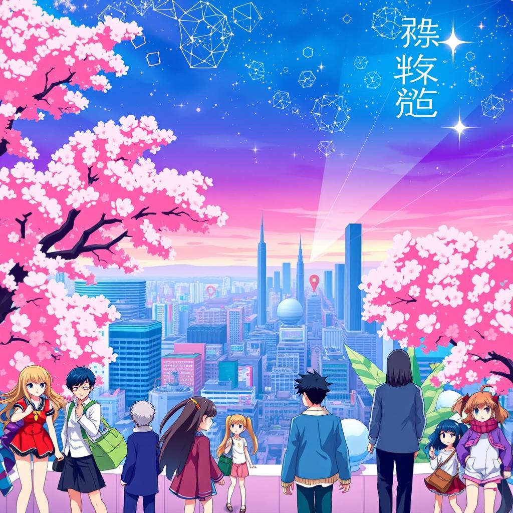 Anime Wonderland: Vivid Twitter Background