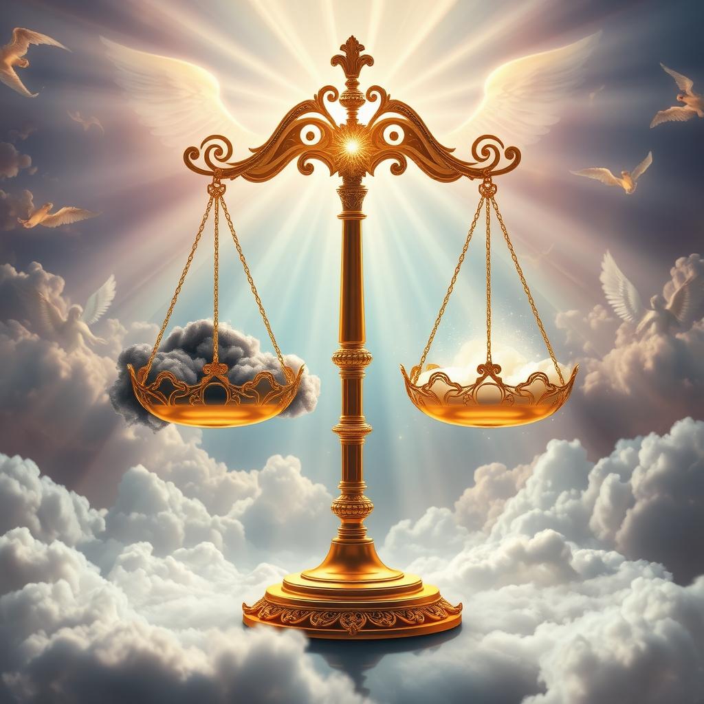The Divine Balance: A Celestial Scale of God