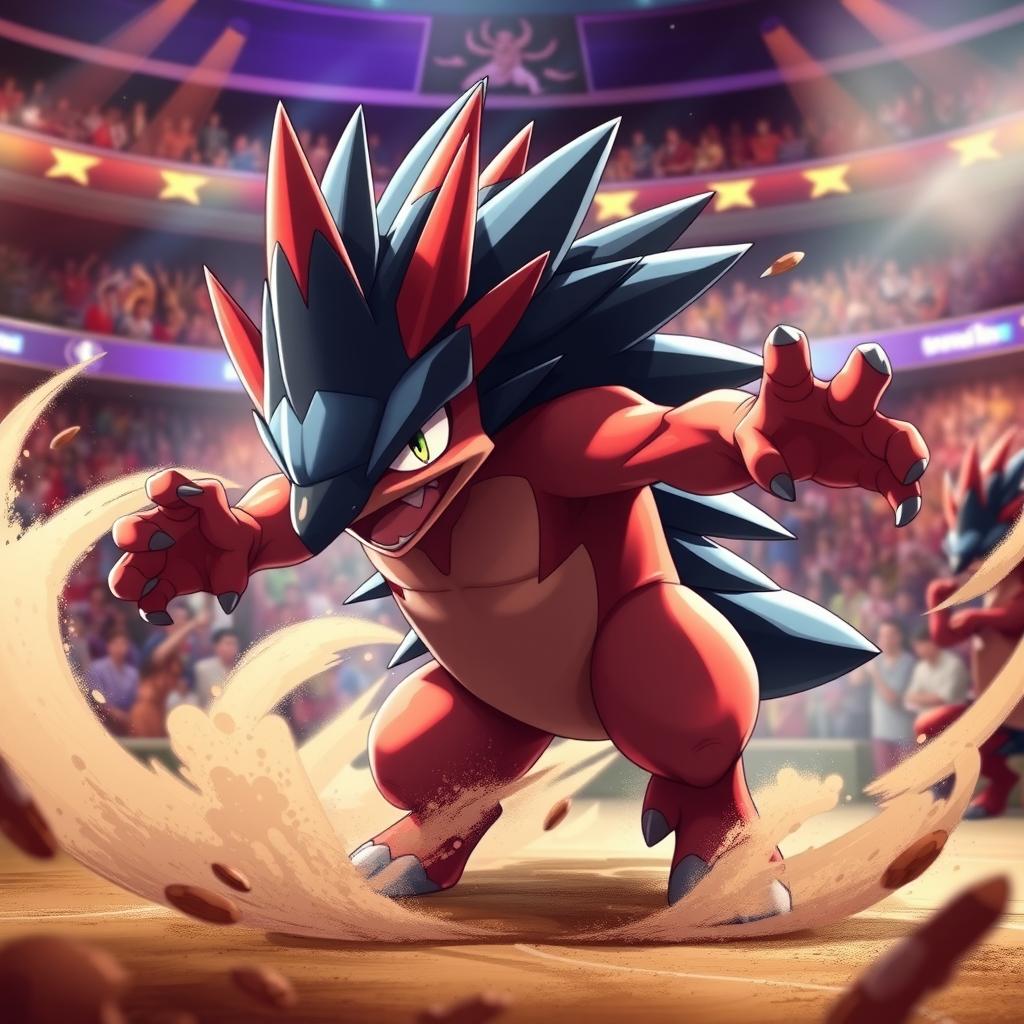 Unleash the Fury: Fighting Type Echidna Pokémon