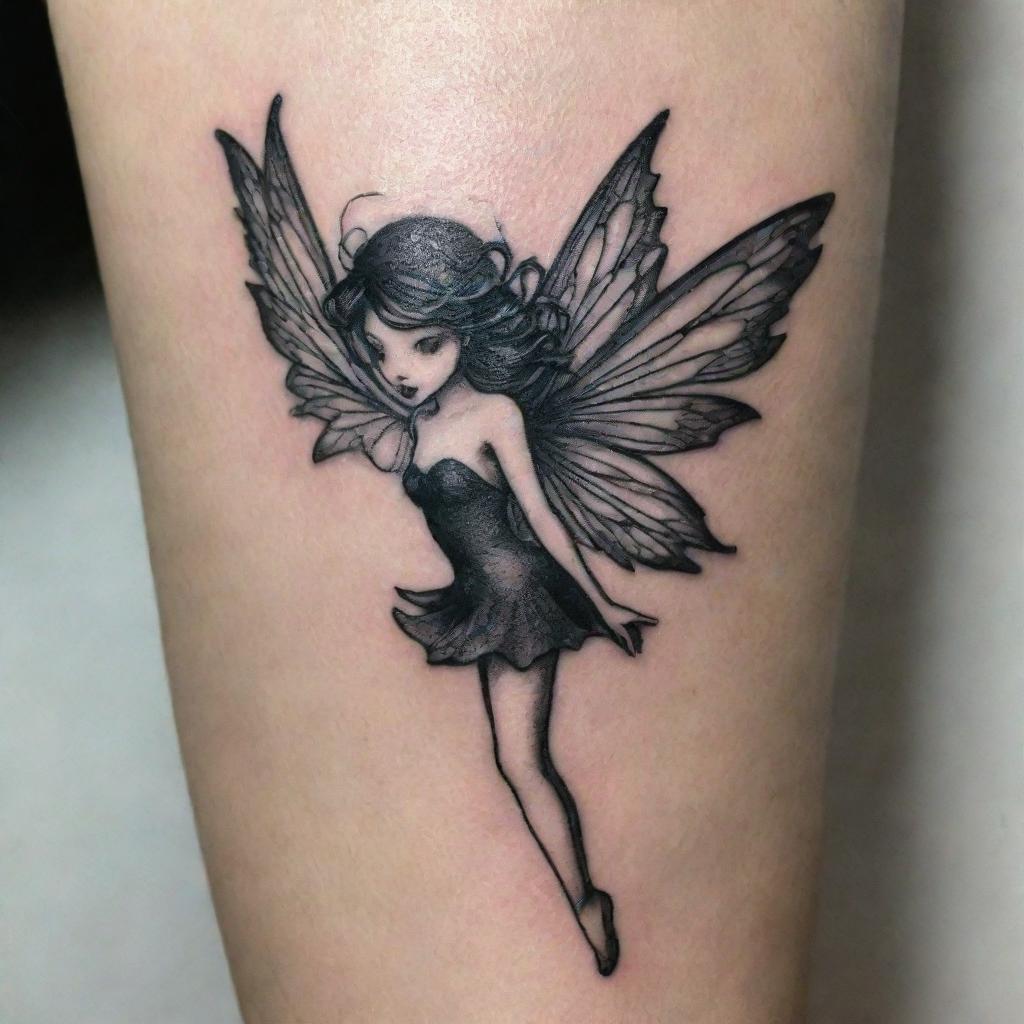 Whimsical Fairy Tattoo