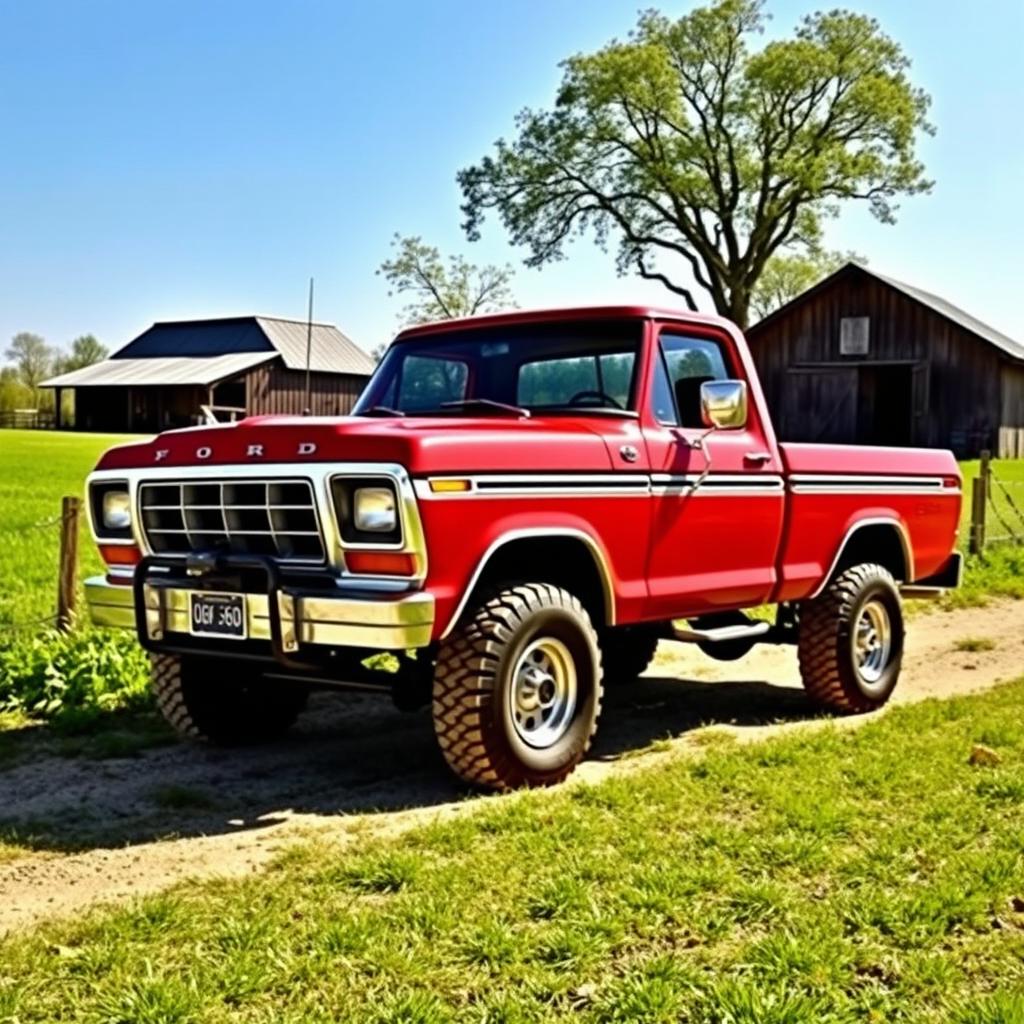 Explore the Classic 1979 Ford F600 4x4 Truck