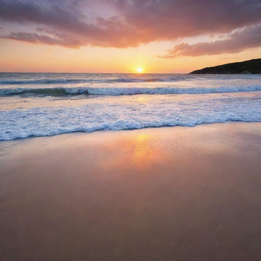 Golden Hour Beach Escape