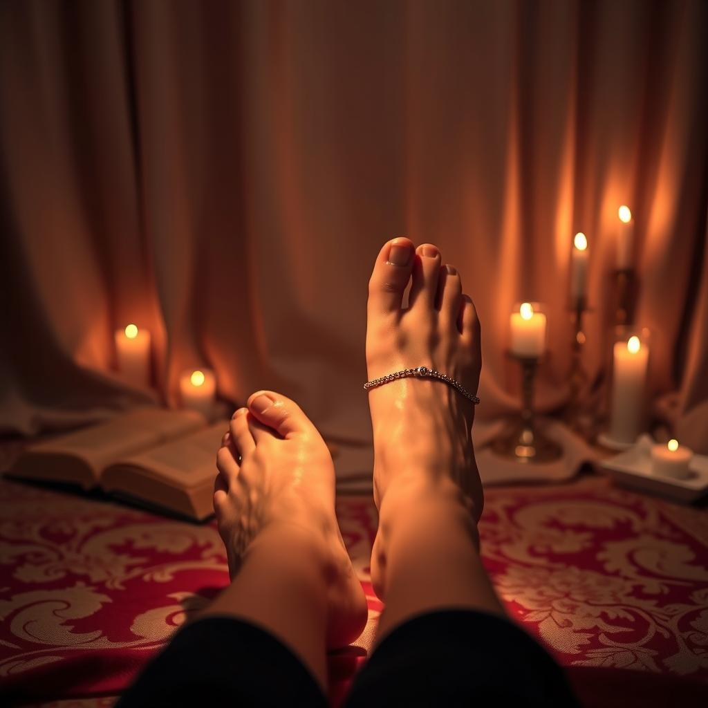 Serene Foot Worship: An Intimate Exploration