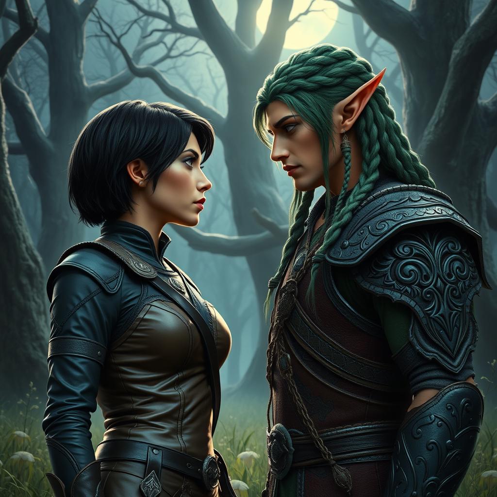 Epic Encounter: Human Woman & Elf Warrior