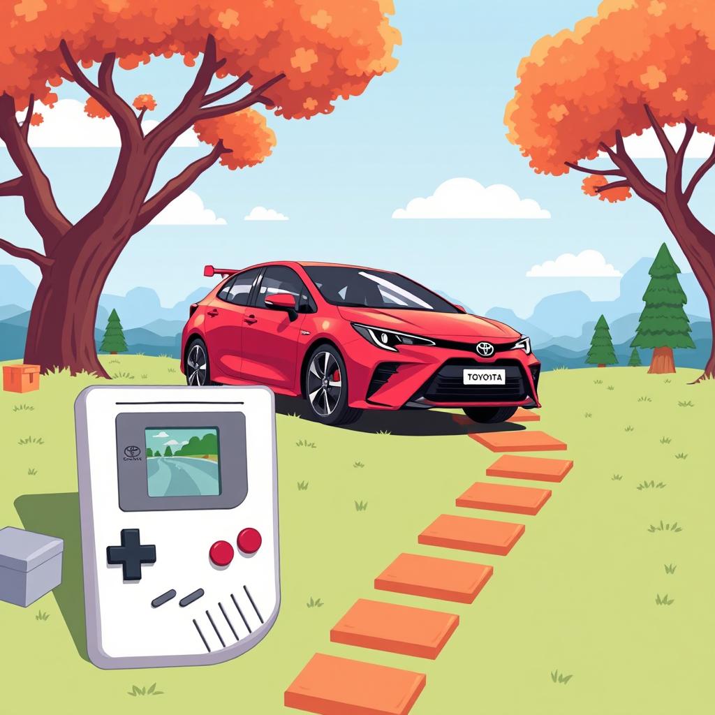 Rev Up Your Nostalgia: Toyota Meets Game Boy