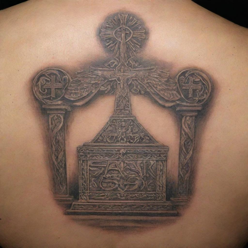 Polynesian Tattoo: Ark of the Covenant Design