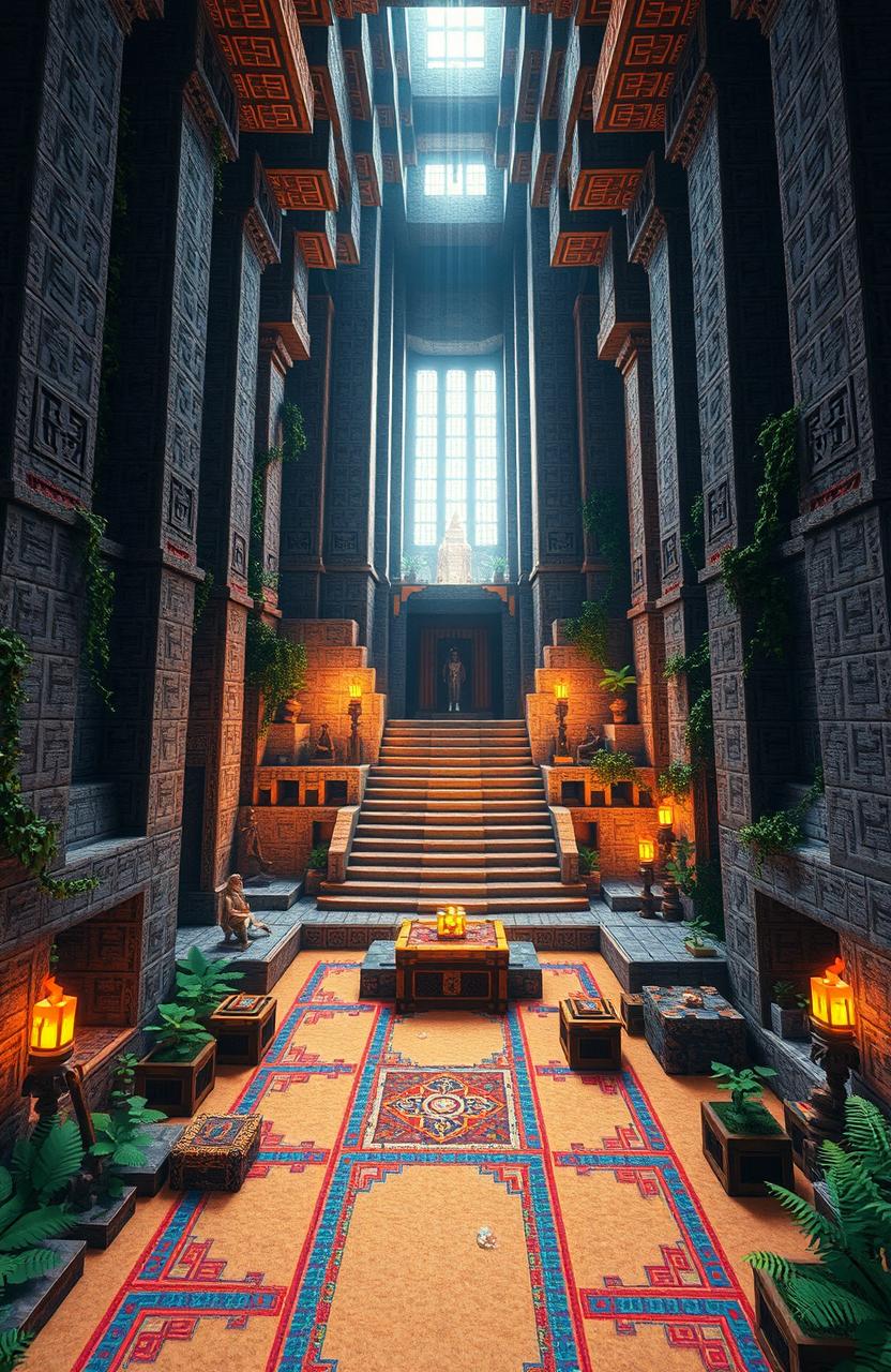 Unlock the Secrets of a Minecraft Pyramid Interior