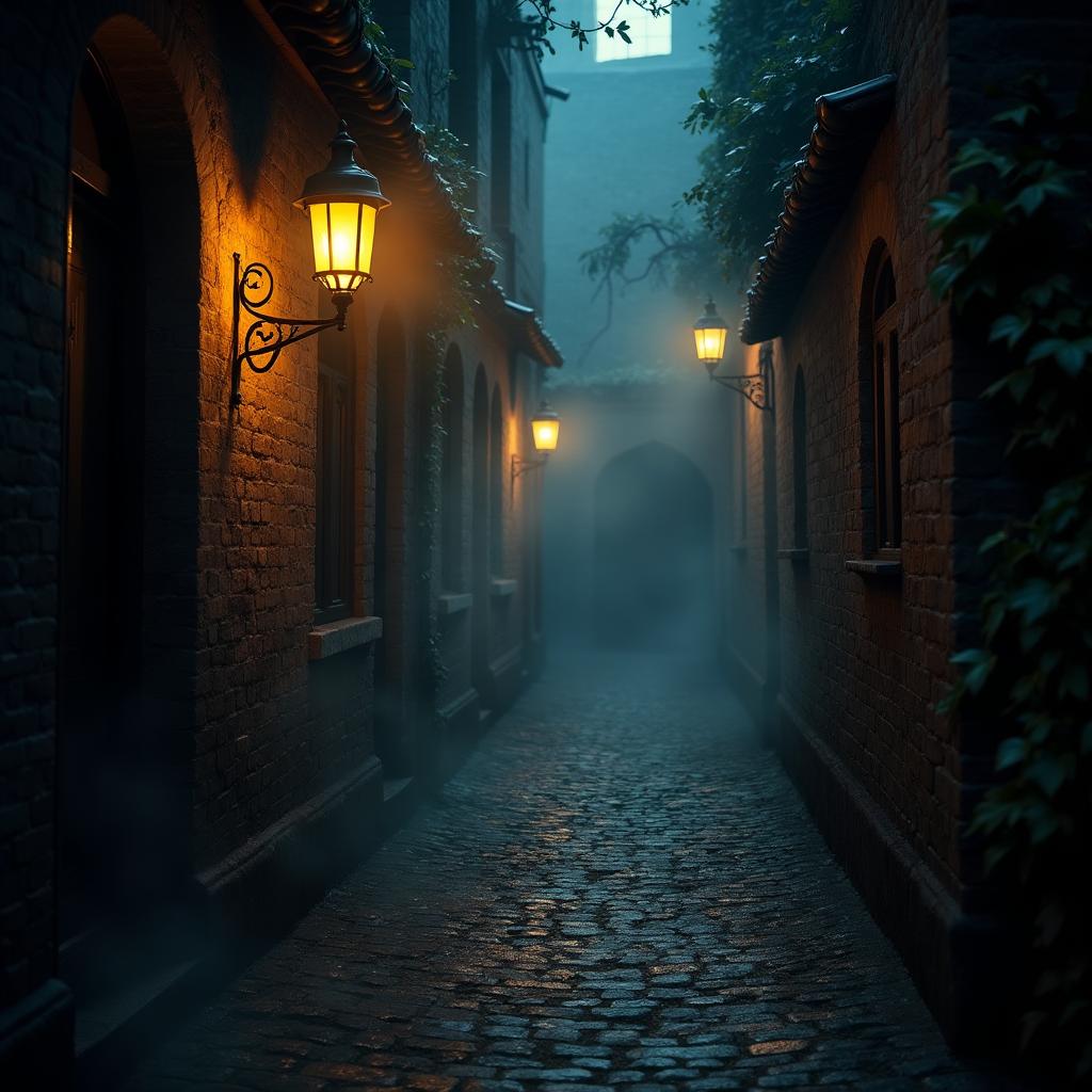 Enchanting Dark Alleyway: A Journey Into Mystery