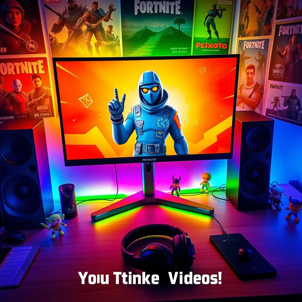 Epic Fortnite Gaming Setup: Peixoto Skin in Action!