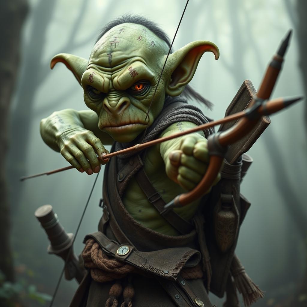 Fierce Focus: The Serious Goblin Archer