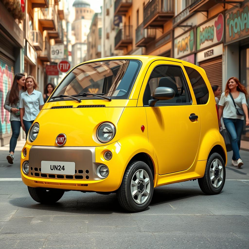 2025 Fiat Uno Mille: Compact & Retro-Modern Design