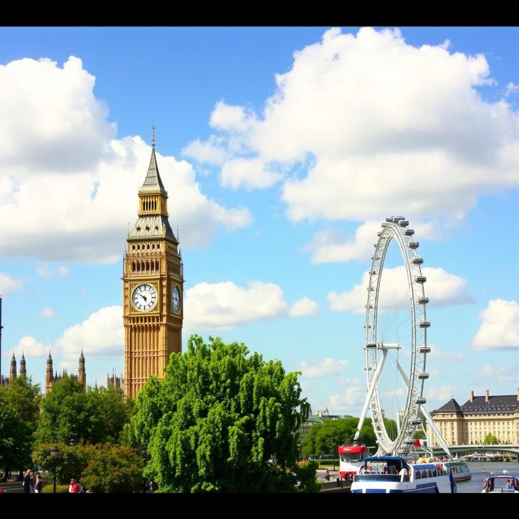 Vibrant London: Big Ben & the Eye
