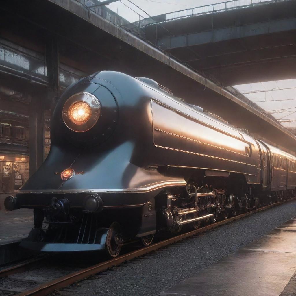 Future Meets Heritage: Futuristic Steam Train