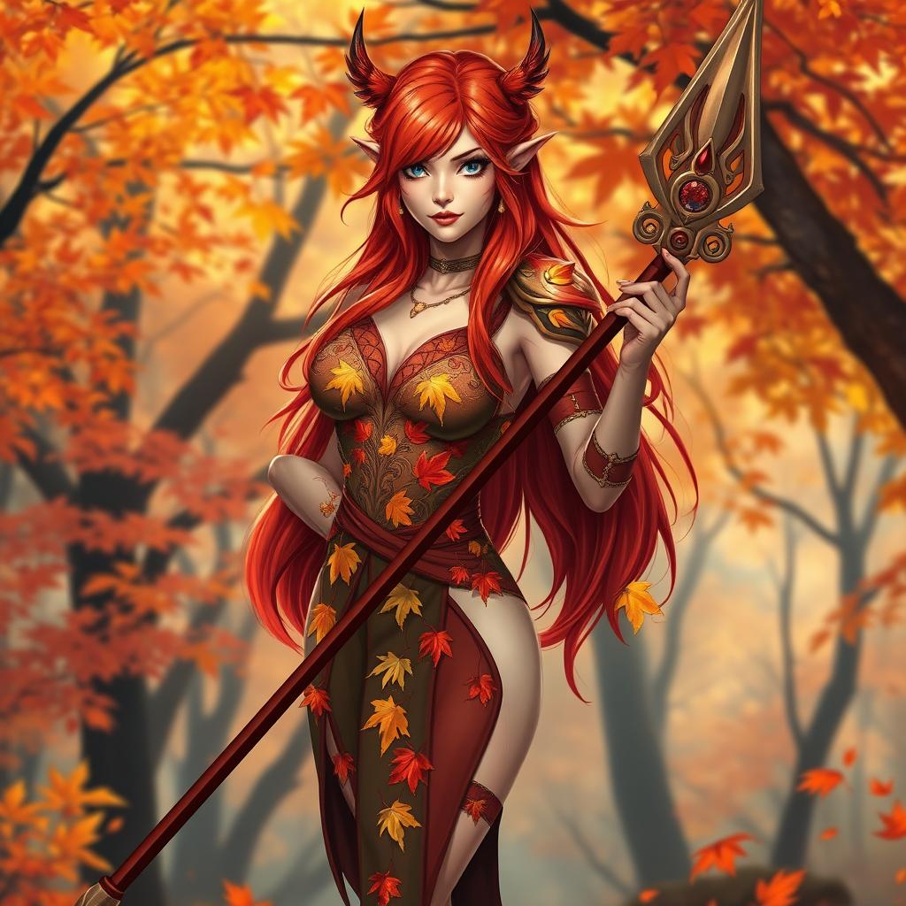 Enchanting Autumn Eladrin: Natures Beauty