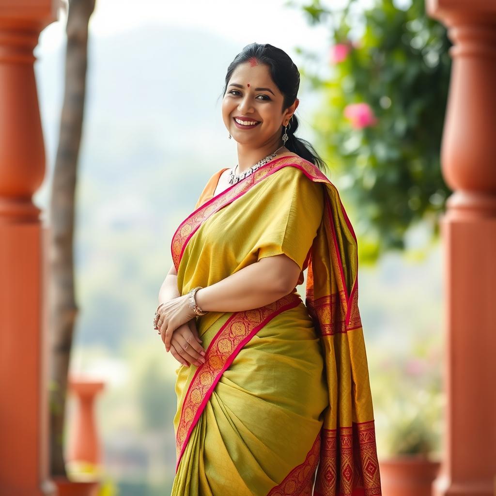 Elegance Redefined: Bengali Aunty in a Hot Saree
