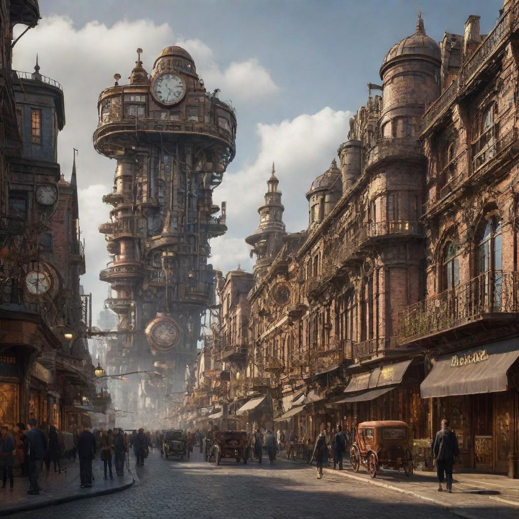 Steampunk City: Where Future Meets Heritage