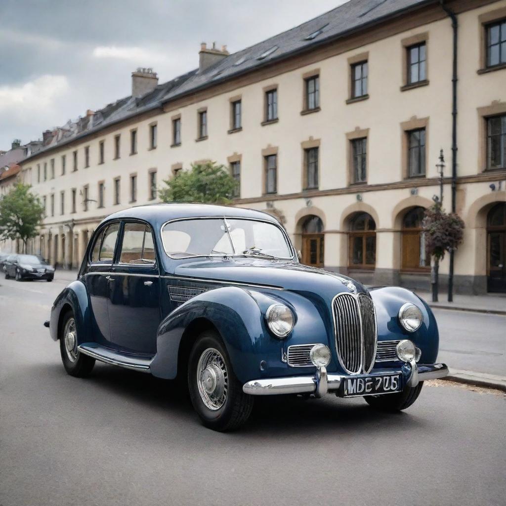 Classic 1940s BMW Road Trip