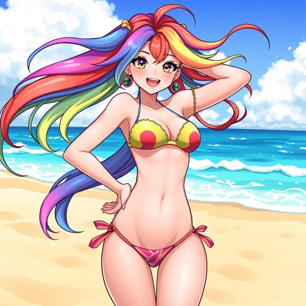 Stylish HannaOWO-Inspired Character in Bikini