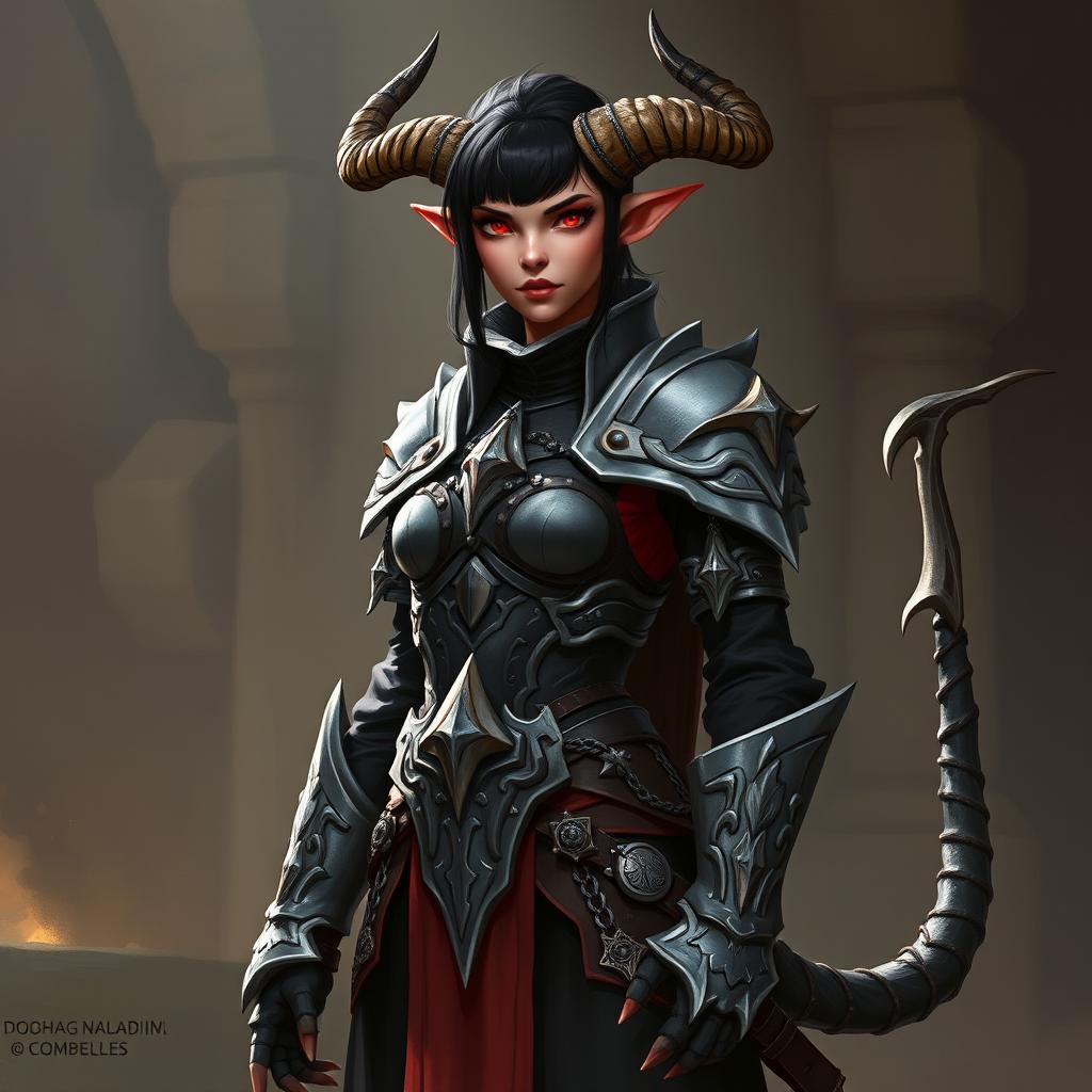 Meet the Confident Tiefling Paladin