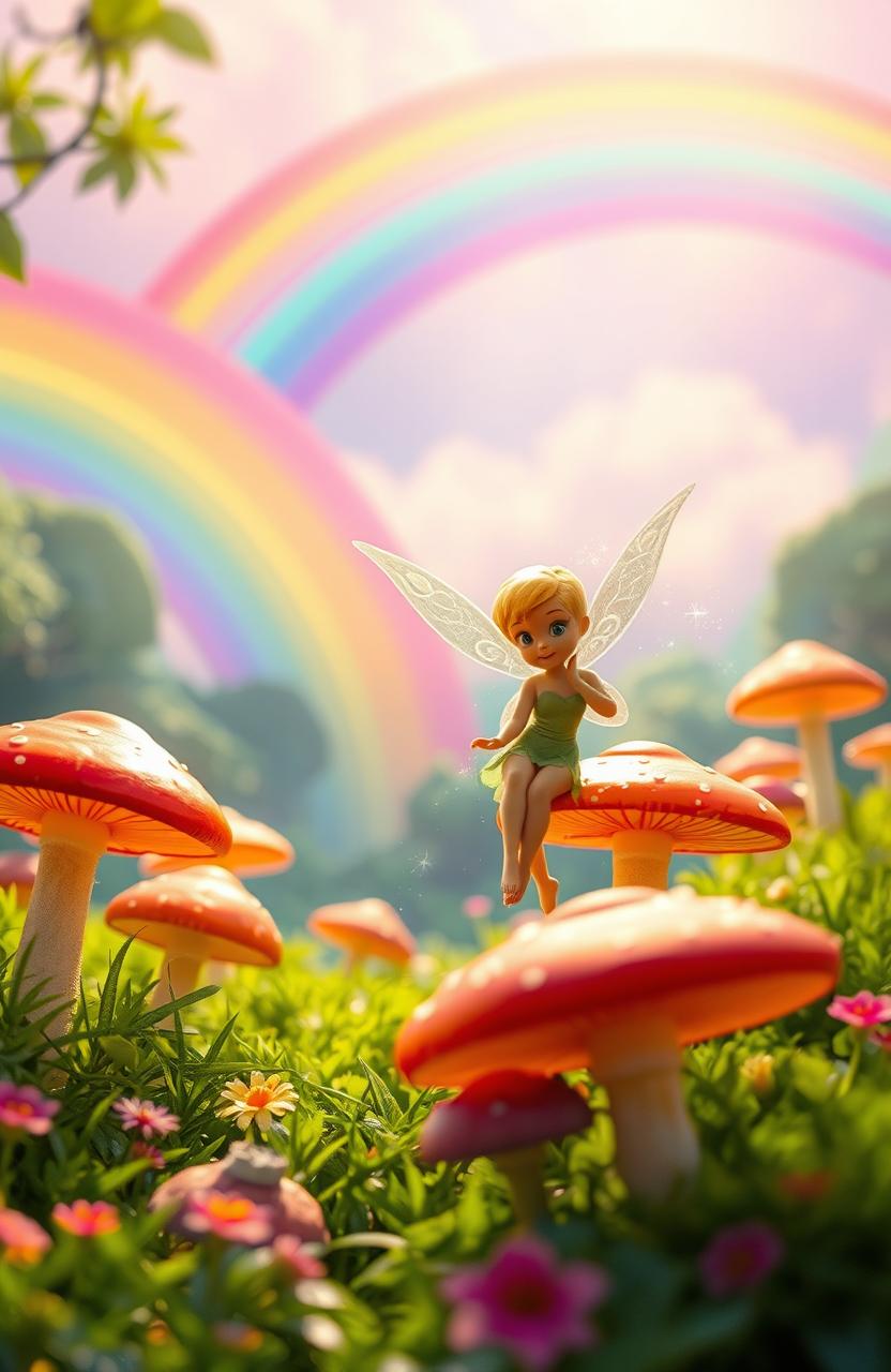 Discover Tinkerbell: Enchanted Fairy in a Magical Forest