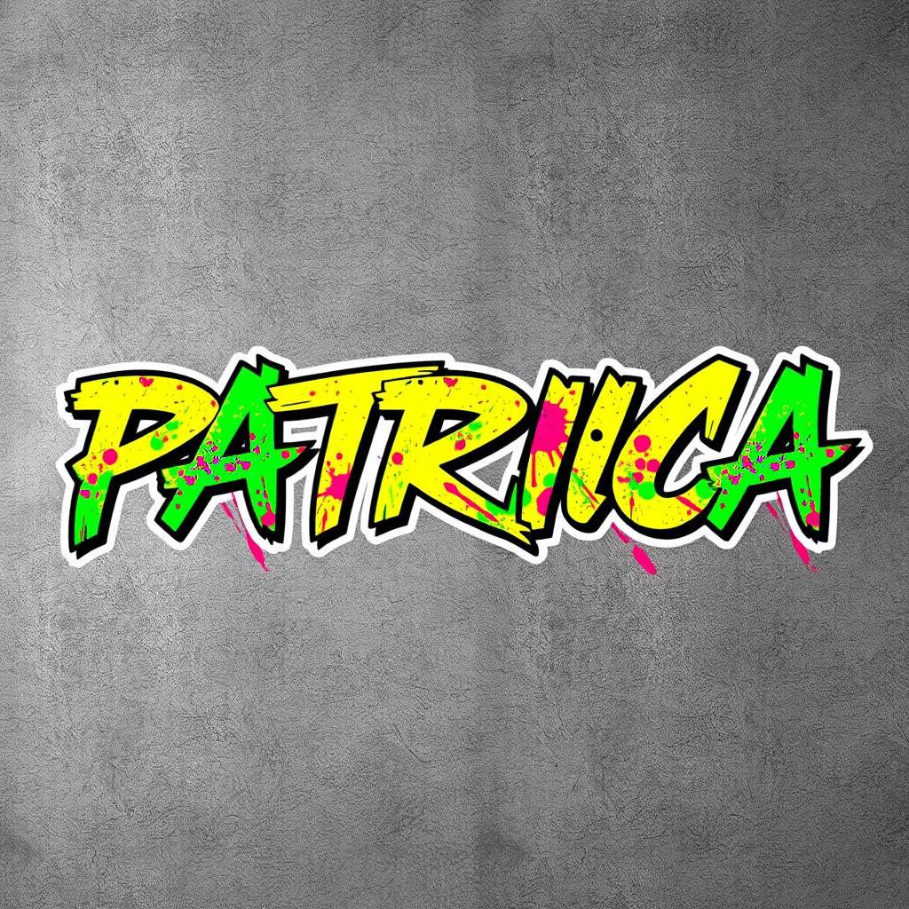 PATRICIA: Bold Rappers Font Design