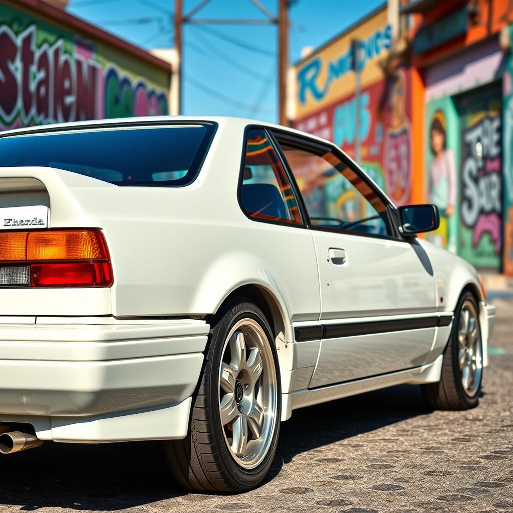 Timeless Beauty: 1985 Honda Civic EF in Pearl White