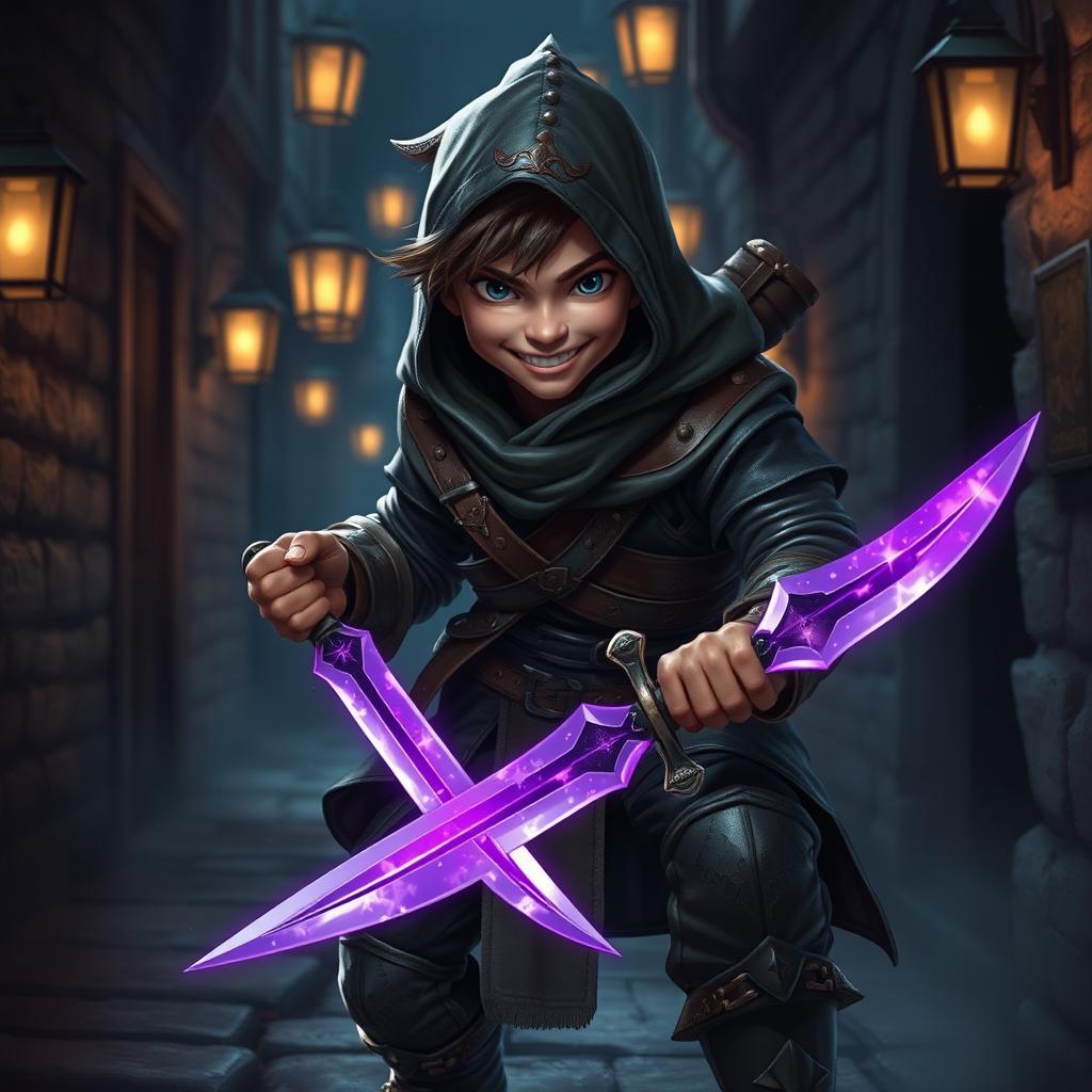 Meet the Mischievous Halfling Rogue