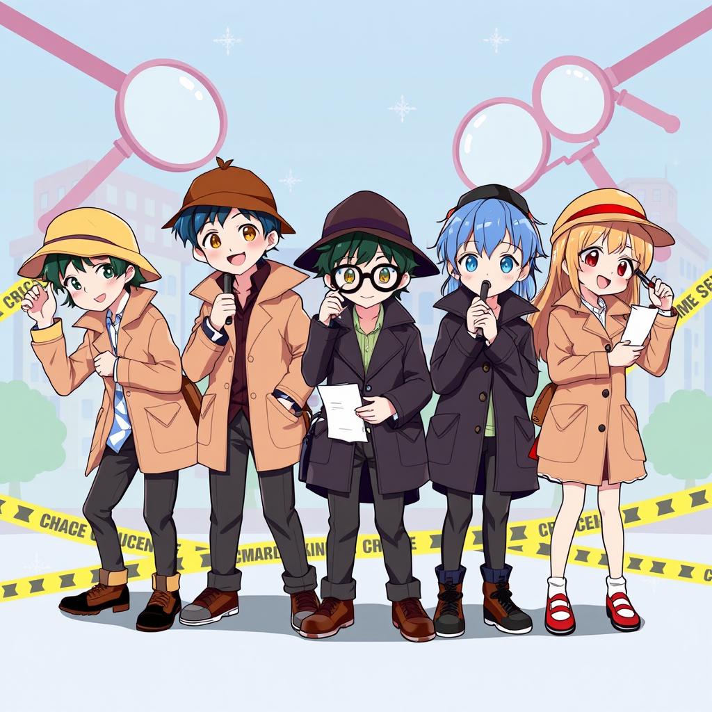Colorful Anime Detectives: A Childs Adventure