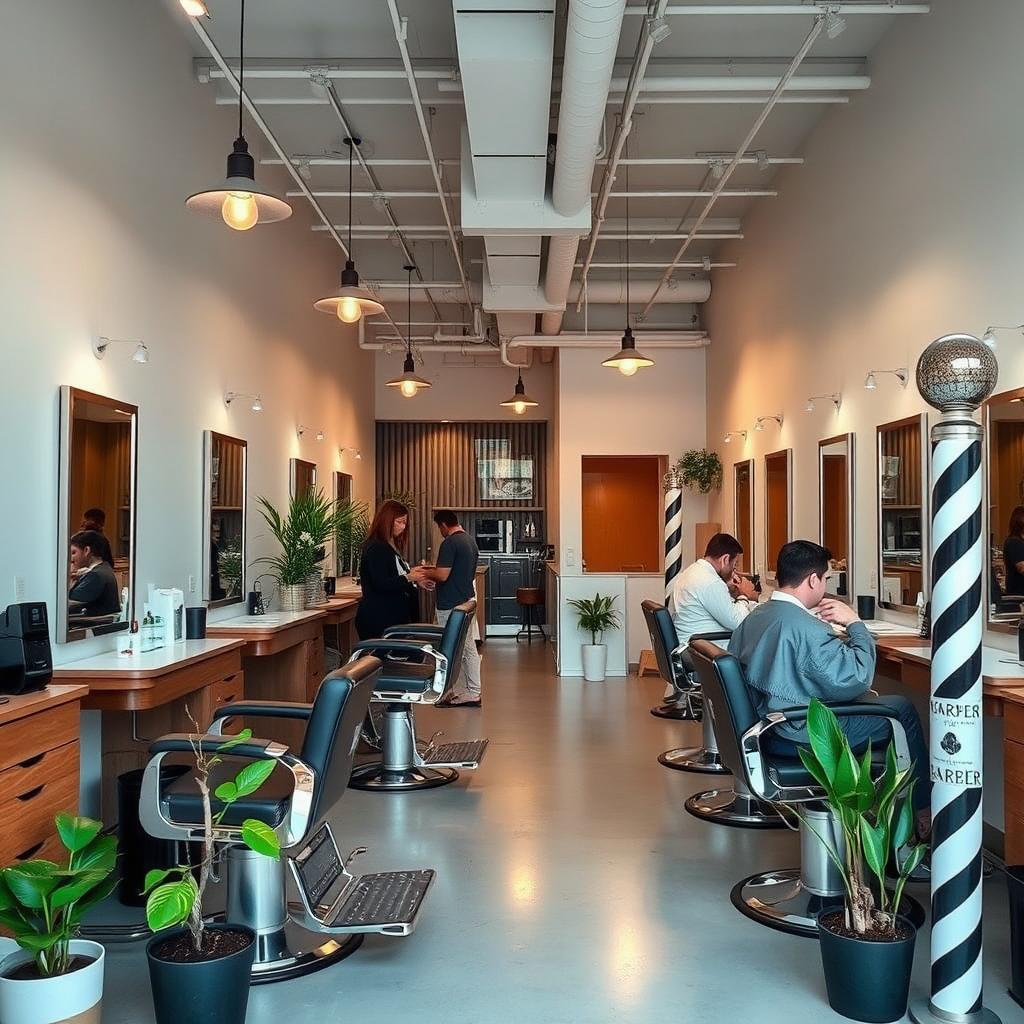 Chic Barbershop Vibes: Where Modern Meets Retro