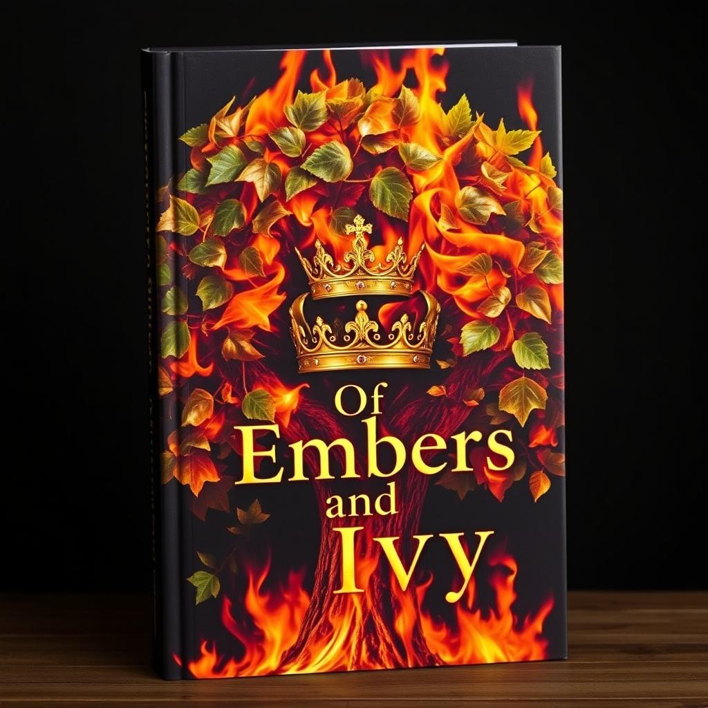 Fiery Ivy: A Dramatic Book Cover